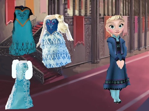 ✍*WORKING* YOUNG ELSA DRESS UP :D