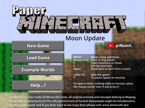 Paper Minecraft v11.6 Moon Update
