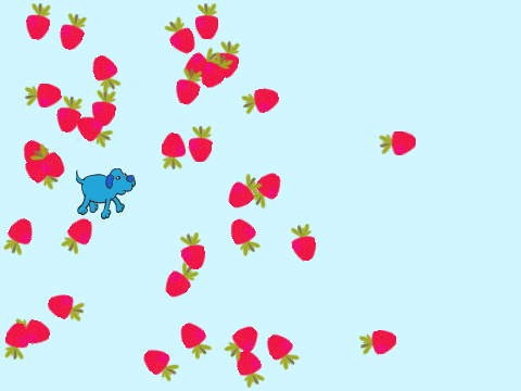 Grab the strawberries and win!!