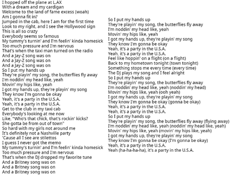 Party In The USA by Text-To-Speech