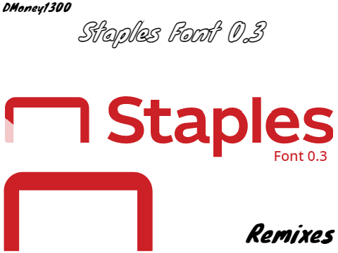 Staples Font 0.3