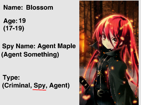 Spies Sign Up - Blossom