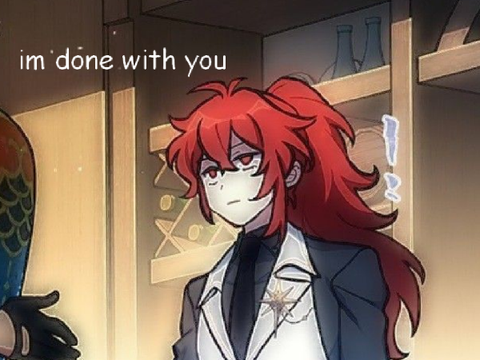 diluc trying to be nice about kaeya