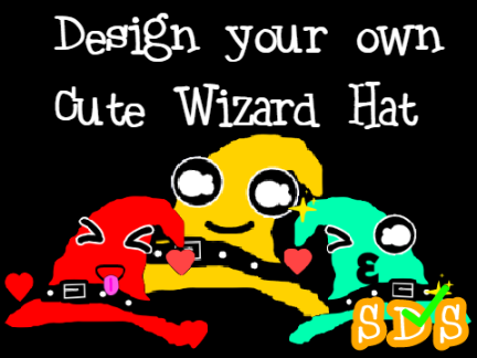 ◉Design your own Cute Wizard Hat◉