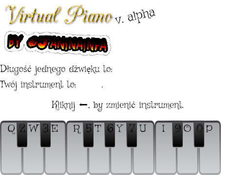Virtual Piano by @Janinainfa! (alpha)