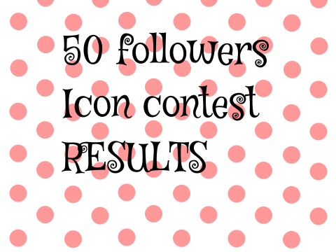 50 followers icon contest Results