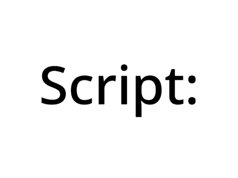 The Darkside- Script and animatic