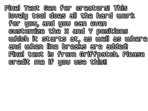 Pixel Text Gen