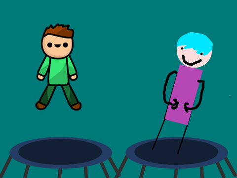 I am Jumping on a Trampoline With CodingAnimationss