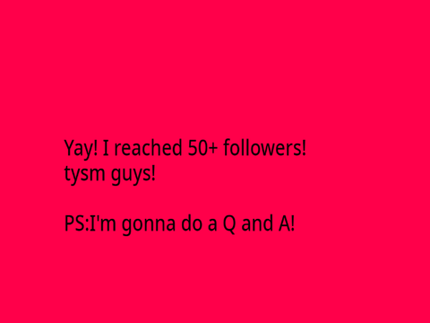 TYSM!! 
