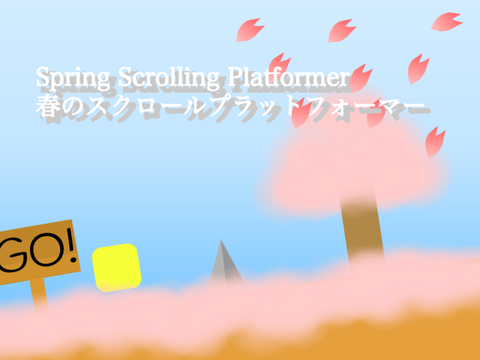 Spring Scrolling Platformer || 春のスクロールプラットフォーマー