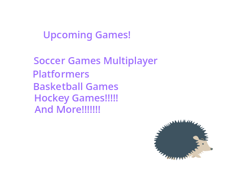 Upcoming Games