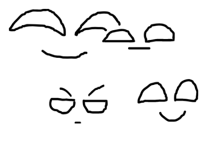 dawn and dusk facial expressions