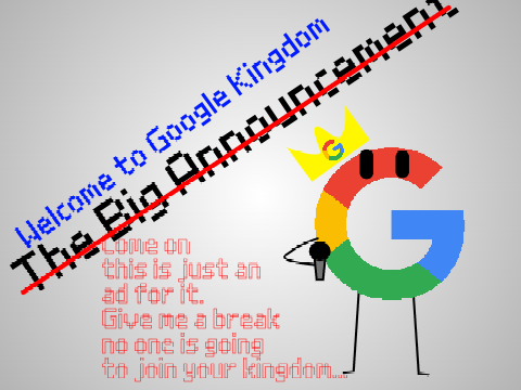 Welcome to Google Kingdom - A Naed AD plus entry