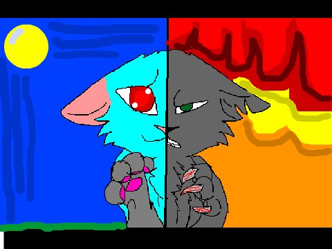 make two faced cat one evil and good remix