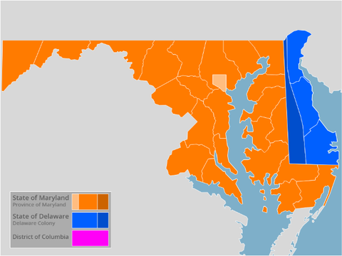 Counties of Maryland & Delaware: Every Month