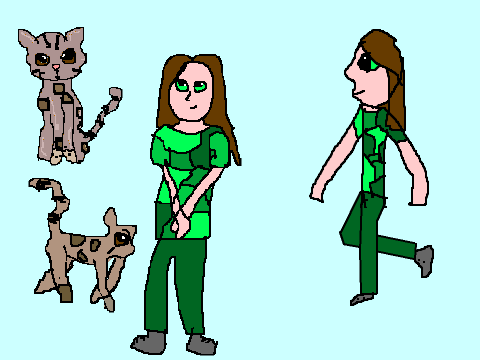 Me with some ocelots