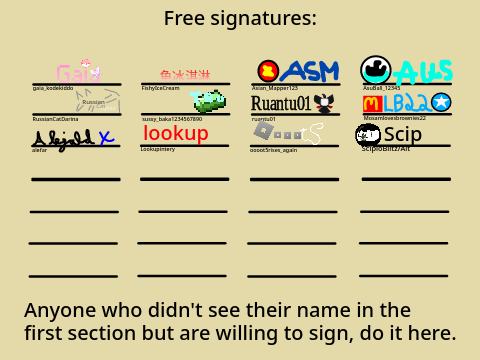 I of signed The Seven Guidelines of War 