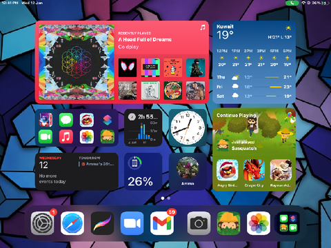My ipad screen cuz why not