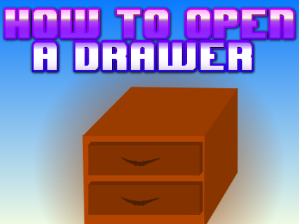 How to open a Drawer
