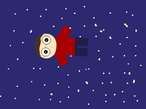 my oc (floating in space)