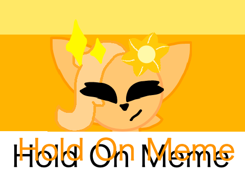 Hold on meme 