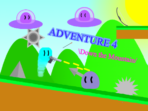 ADVENTURE 4 \Down the Mountain/ <a platformer> 