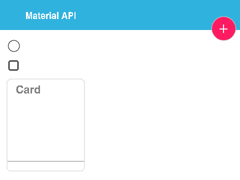 Material Design API