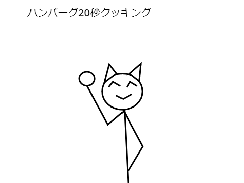 改.ハンバーグ20秒クッキング