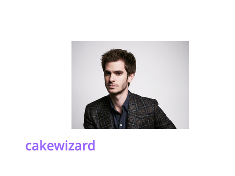 sign if u like andrew garfield