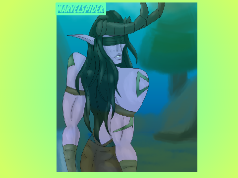 80th Demon Hunter drawing