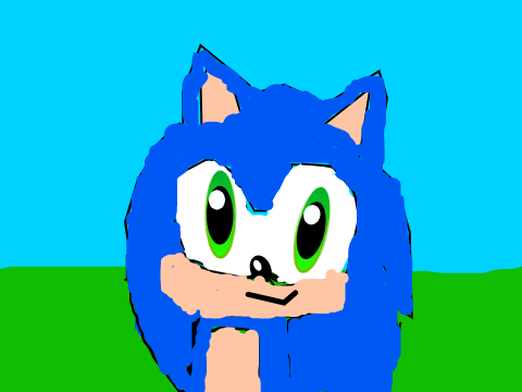 cartoon sonic art