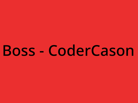 Boss - CoderCason