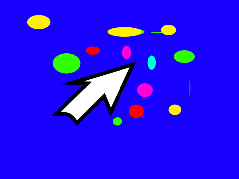 Rainbow mouse cursor