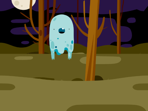 bouncing ghost