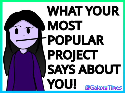 What your most popular project says about you!