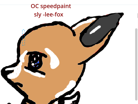 OC speedpaint Sly  Lee  Fox