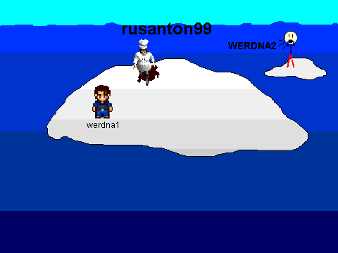 add someone stranded on an iceberg!