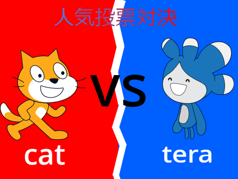 スクラッチキャラ人気投票対決！