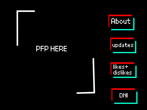 Glitch Extended Bio Template!!!