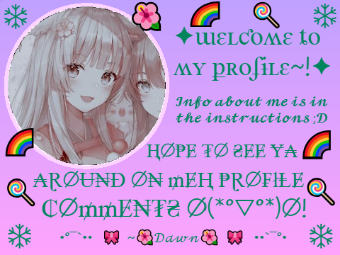 ✦աɛʟƈօʍɛ ȶօ ʍʏ քʀօʄɨʟɛ~!✦