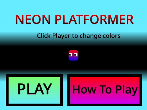 Neon Platformer