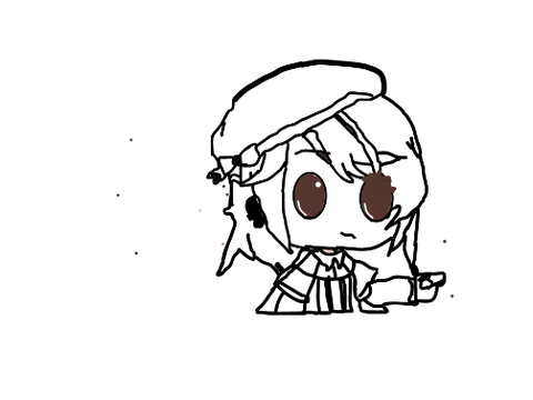 test anime of out lining contest for @ebh2009