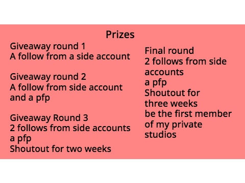 300 Followers Giveaway contest