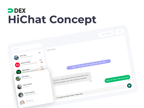 HiChat Concept | DEX TEAM