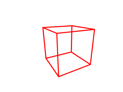 3D Cube WireFrame