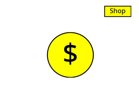Coin Clicker with tiny coins