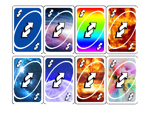 Uno Reverse Card Designs
