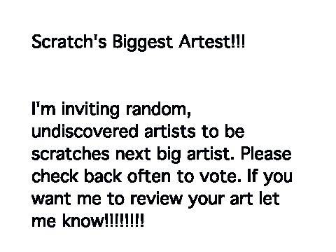 Scratch's biggest artists.
