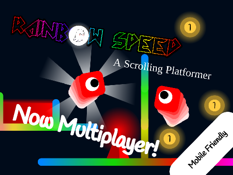 rainbow speed | a Cloud scrolling platformer